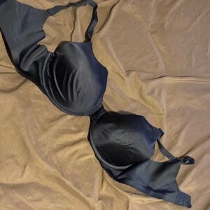 Elegant Black Satin Bra